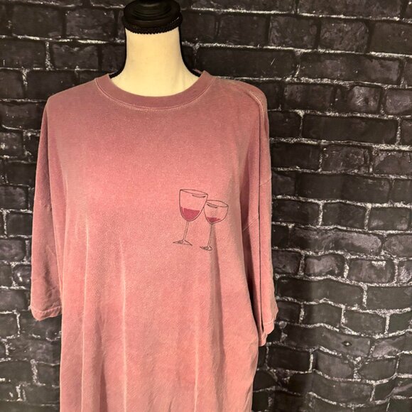 crazy shirts Tops - Crazy Shirts Purple XXL Funny Wine Shirt